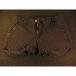 FRIED-DENIM CUTOFF JEANS SHORTSWomans Tag 32 W 30 Measured Daisy Dukes Black